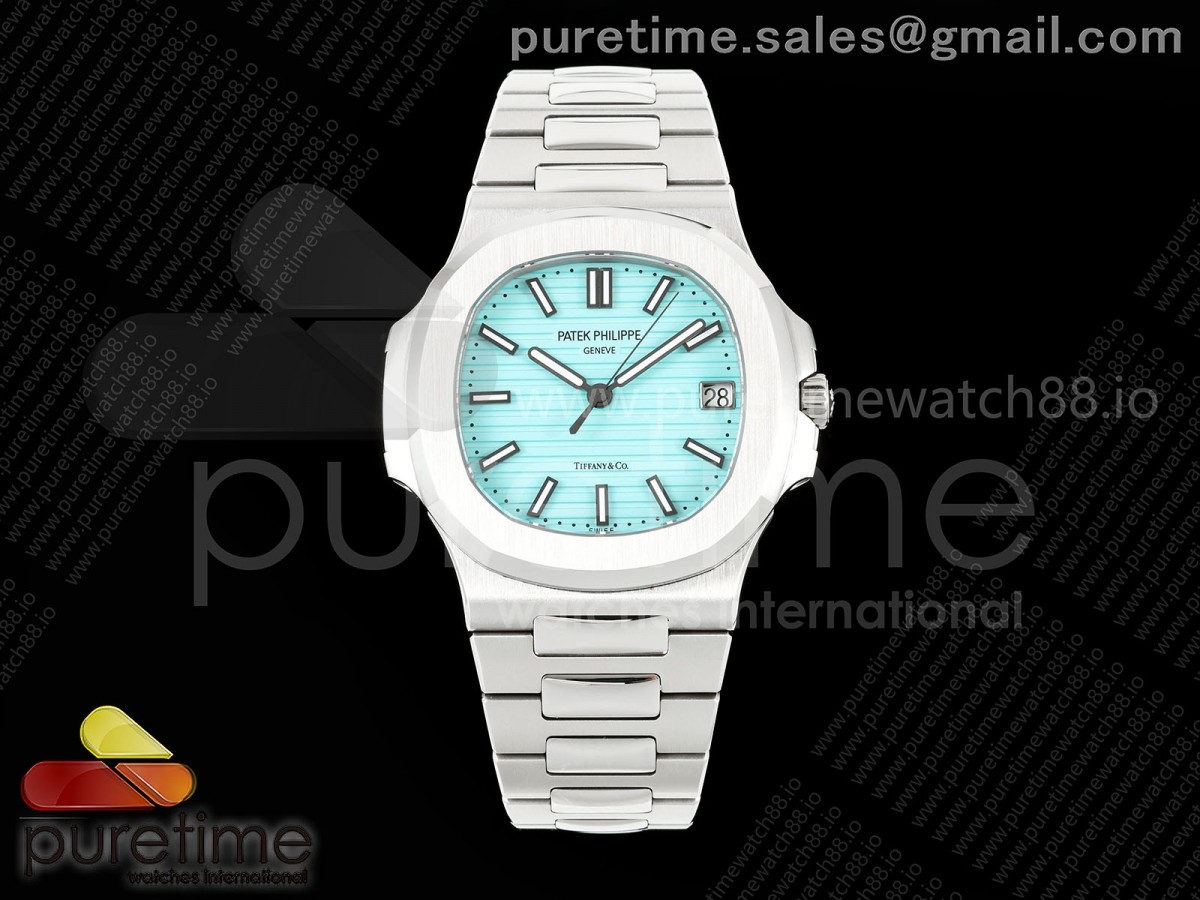 DDF 파텍필립 노틸러스 5711 티파니블루다이얼 스틸브레이슬릿 DD330 Nautilus 5711 DDF 1:1 Best Edition White Textured Dial on SS Bracelet DD324 Super Clone