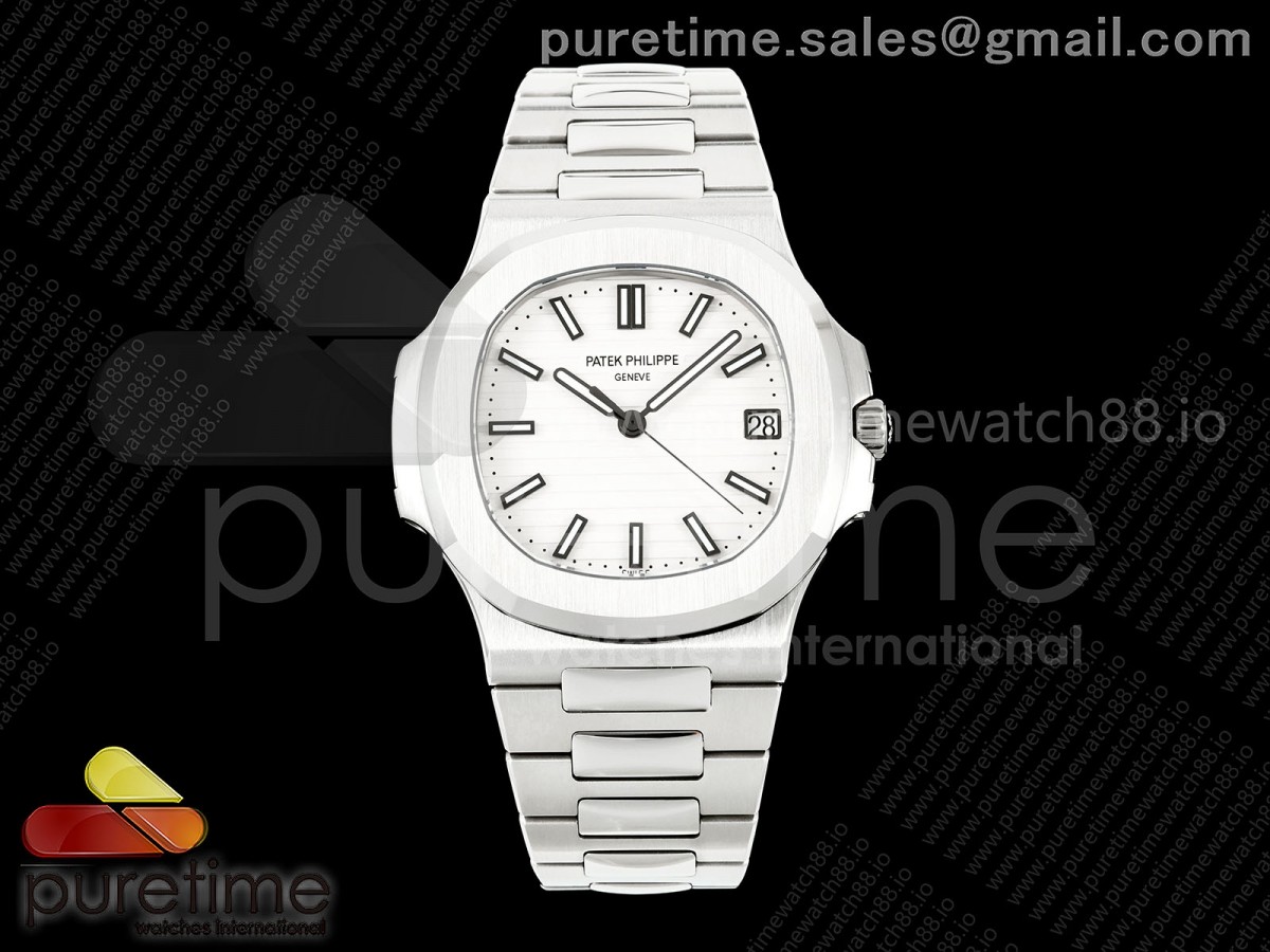 DDF 파텍필립 노틸러스 5711 화이트다이얼 스틸브레이슬릿 DD330 Nautilus 5711 DDF 1:1 Best Edition White Dial on SS Bracelet DD330 Super Clone