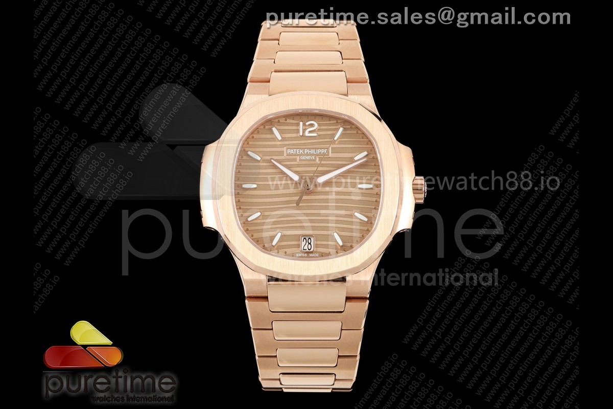 DDF 파텍필립 노틸러스 7118 레이디 로즈골드 로골다이얼 스틸브레이슬릿 Nautilus 7118 RG Ladies DDF 1:1 Best Edition RG Dial on RG Bracelet DD324 Super Clone