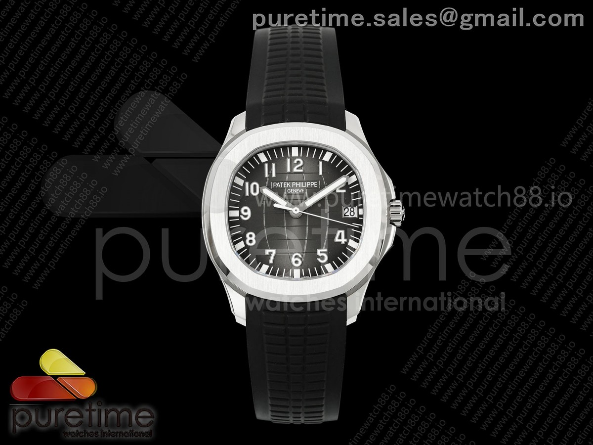 DDF 파텍필립 아쿠아넛 5167 그레이다이얼 블랙러버스트랩 Aquanaut 5167 SS DDF 1:1 Best Edition Gray Dial on Black Rubber Strap DBP330 Super Clone