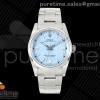QF 롤렉스 오이스터 퍼페츄얼 36미리 라벤더다이얼 스틸브레이슬릿 프리스프렁 Oyster Perpetual 126000 36mm QF 1:1 Best Edition 904L Steel Lavender Dial JH3230 Free Sprung3230 Free Sprung