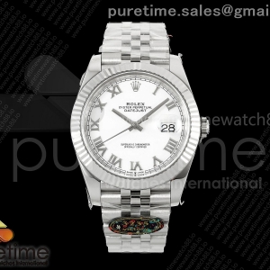 VF V공장 롤렉스 데이저스트41 화이트로만다이얼 쥬빌레브레이슬릿 DateJust 41 126334 904L SS VF 1:1 Best Edition White Roman Dial on Jubilee Bracelet DD3235