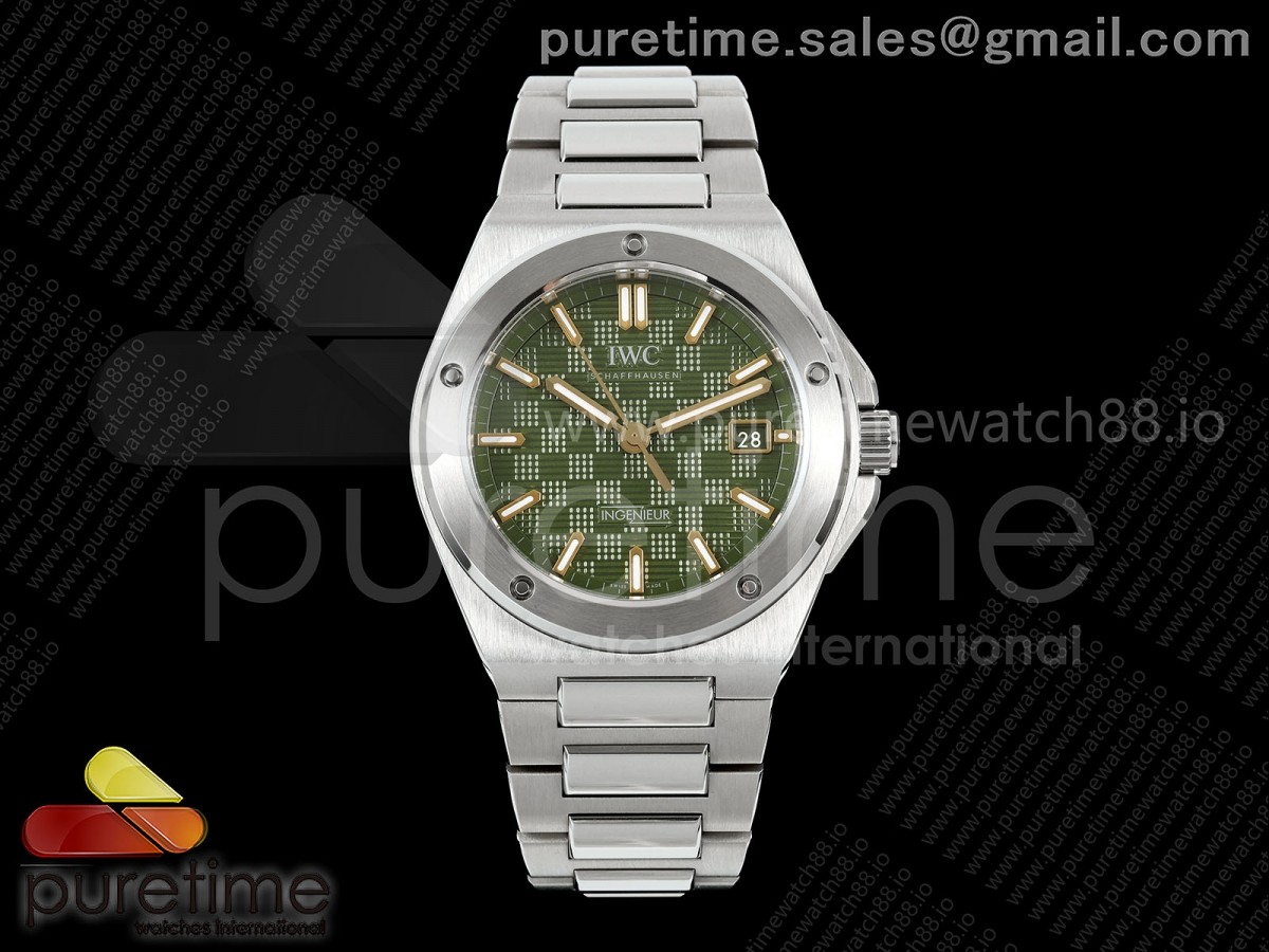 MZF IWC 인제니어 IW328908 그린다이얼 스틸브레이슬릿 Ingenieur Automatic 40 SS MZF 1:1 Best Edition Green/YG Dial on SS Bracelet A2892