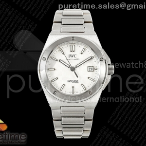 MZF IWC 인제니어 IW328902 화이트다이얼 스틸브레이슬릿  Ingenieur Automatic 40 SS MZF 1:1 Best Edition White Dial on SS Bracelet A2892