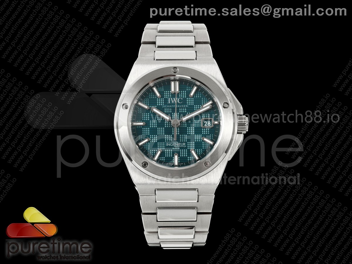 MZF IWC 인제니어 IW328903 터콰이어다이얼 스틸브레이슬릿 Ingenieur Automatic 40 SS MZF 1:1 Best Edition Turquoise Dial on SS Bracelet A2892