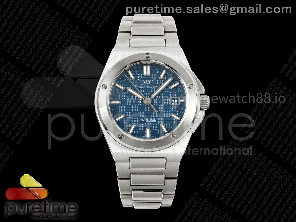 MZF IWC 인제니어 IW328907 블루다이얼 스틸브레이슬릿  Ingenieur Automatic 40 SS MZF 1:1 Best Edition Blue Dial on SS Bracelet A2892