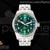 MZF IWC 마크20 IW328205 그린다이얼 스틸브레이슬릿  Mark XX MZF 1:1 Best Edition Green Dial on SS Bracelet A2892