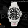GOLD Maker 골드공장 롤렉스 서브마리너 논데이트 블랙다이얼 스틸브레이슬릿 프리스프렁 Submariner 41mm 124060 No Date 904L Steel Gold Maker 1:1 Best Edition JH3230 Free Sprung