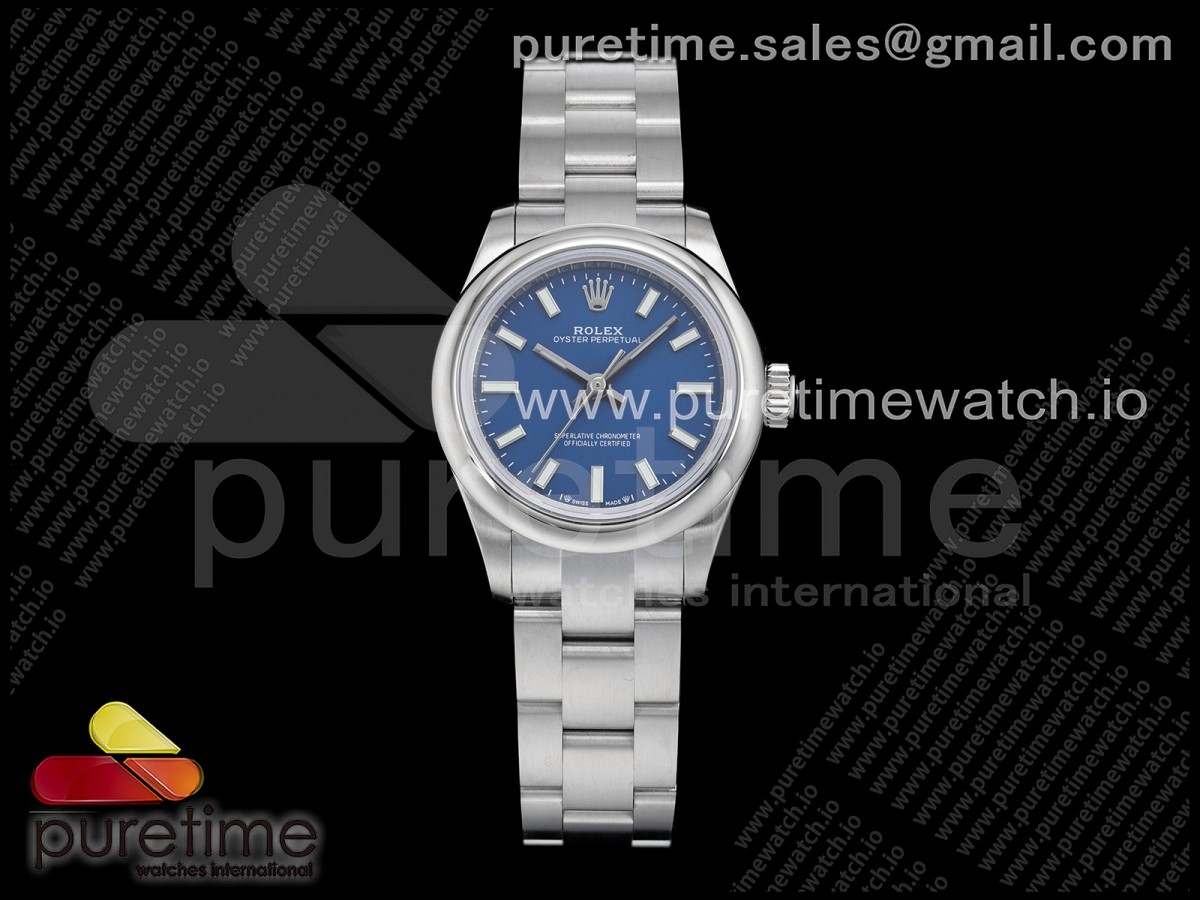 CSF 롤렉스 오이스터 퍼페츄얼28 블루다이얼 스틸브레이슬릿 Oyster Perpetual 276200 28mm CSF 1:1 Best Edition Blue Dial A2232