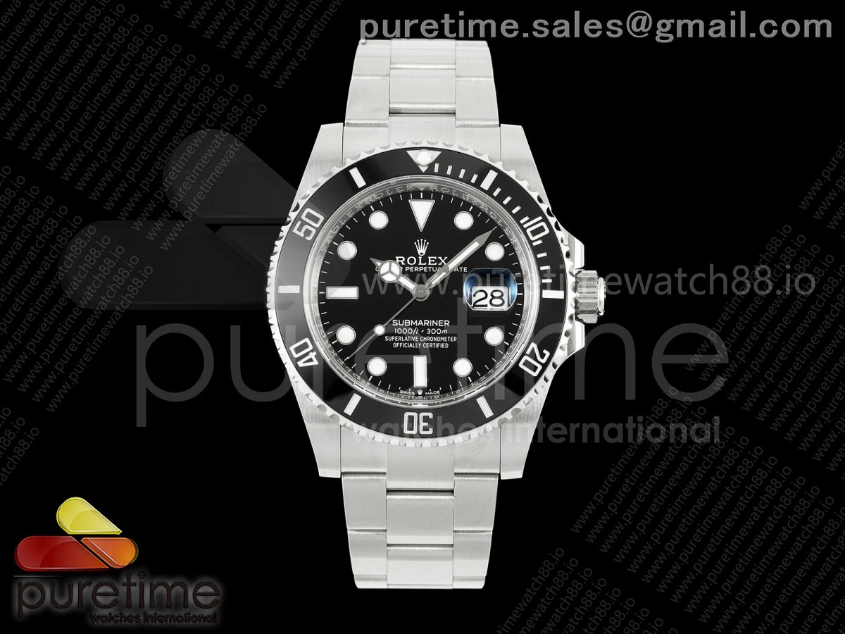 VF 롤렉스 신형서브마리너 41미리 블랙다이얼 스틸브레이슬릿 Submariner 41mm 126610 LN Black Ceramic VF 1:1 Best Edition 904L SS Case and Bracelet DD3235