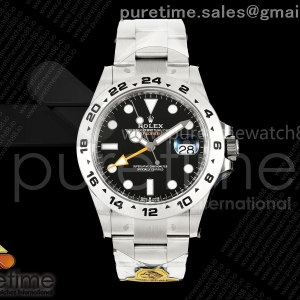GOLD Maker 골드공장 롤렉스 익스플로러2 블랙다이얼 스틸브레이슬릿 프리스프렁 Explorer II 42mm 226570 904L SS Gold Maker 1:1 Best Edition Black Dial on Bracelet JH3285-2 (Free Sprung)
